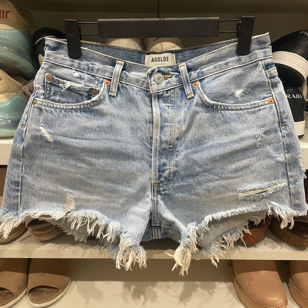 Agolde Parker Cutoff Shorts Size 25